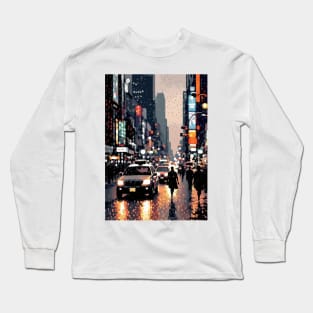 New York City | Pointillism Long Sleeve T-Shirt